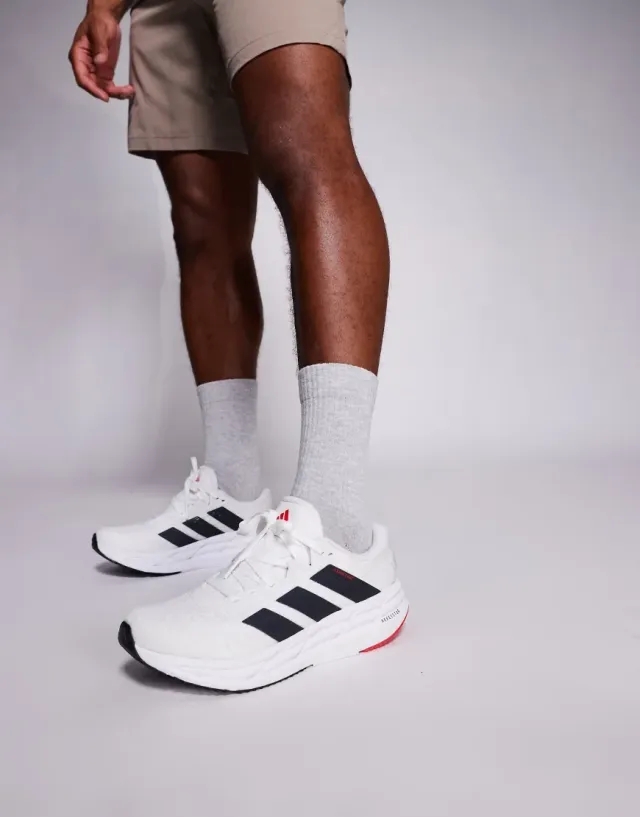 adidas Adistar 4 Neutral Running Shoe Men - White, Dark Grey