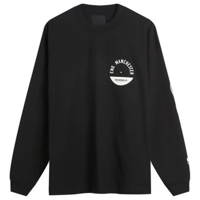 END. City Series 2.0 Manchester Long Sleeve T-Shirt Black