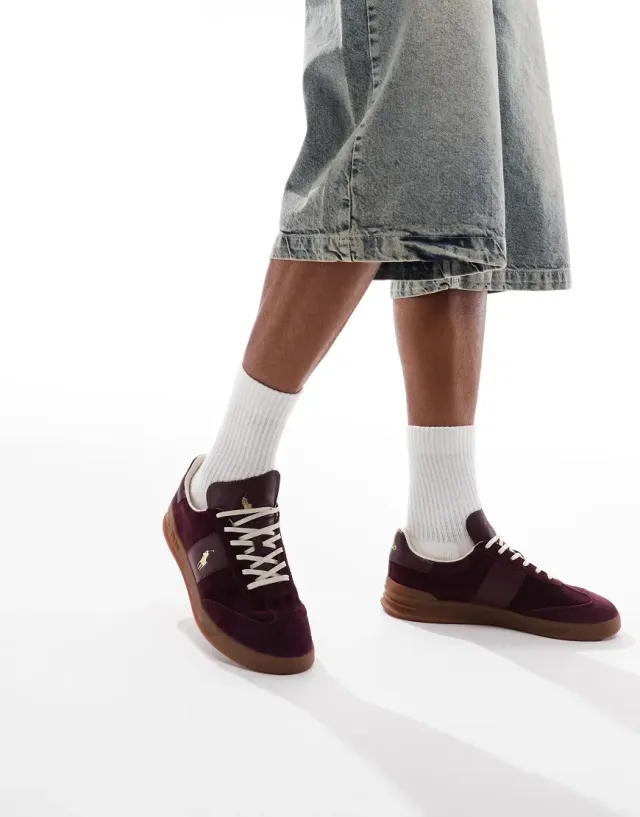 Polo Ralph Lauren  HERITAGE AERA PP  men's Shoes (Trainers) in Bordeaux