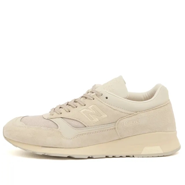 New Balance Unisex Made in UK 1500 Elevated Essentials in Grey/Beige Suede/Mesh