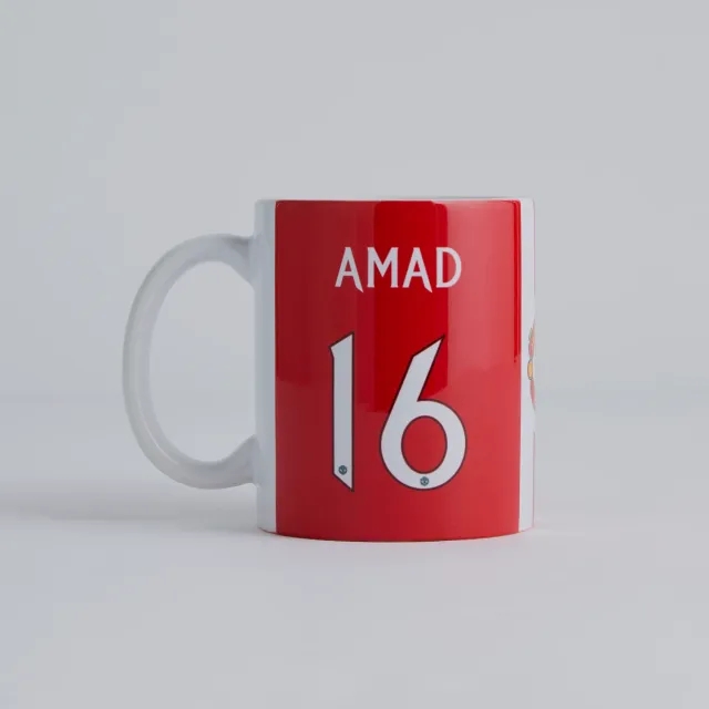 Manchester United Amad Mug Red