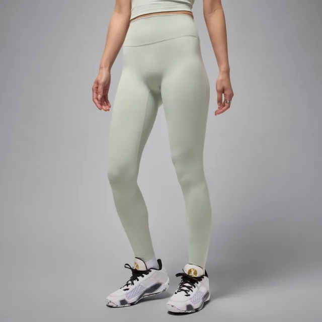 Nike Jordan Sport Women's Dri-FIT High-Waisted Leggings - Grey - Sustainable Materials