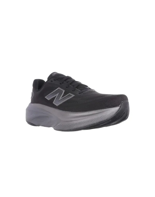 New Balance Men's Fresh Foam X More v6 in Black/Grey Synthetic
