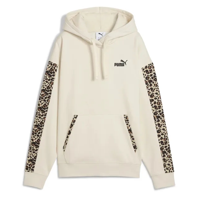 PUMA Essentials Animal Print Comfort Hoodie Women, Alpine Snow