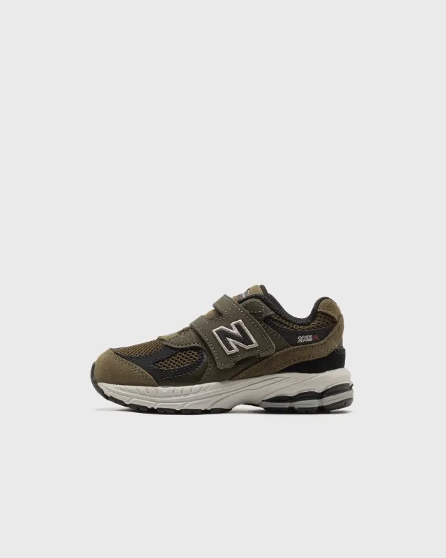 New Balance Infants' 2002 HOOK & LOOP in Brown/Black Leather