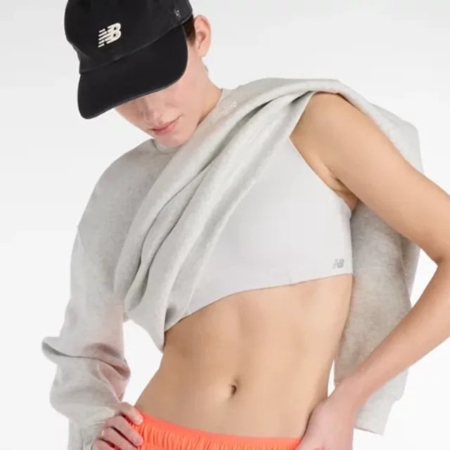 New Balance Women's NB RC Bra in Grey Poly Knit