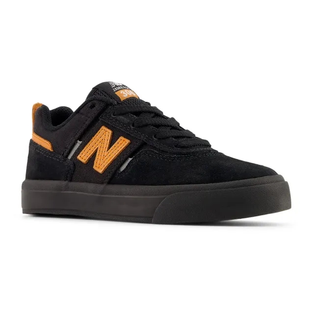 New Balance Unisex Kids Jamie Foy 306 in Black/Brown Suede/Mesh