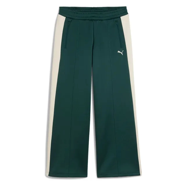 PUMA T7 Low Rise Track Pants Women, Green Terrain