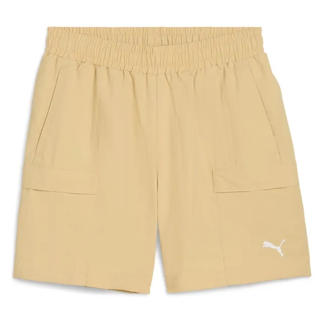 PUMA Wardrobe Essentials Relaxed Cargo Shorts 6 Men, Beige