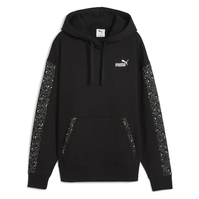PUMA Essentials Animal Print Comfort Hoodie Women, Black