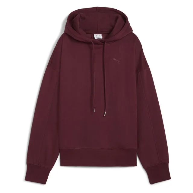 PUMA Her Oversized Hoodie Women, Ruby Shimmer