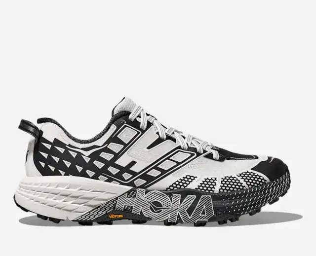 Hoka Speedgoat 2 Trail Shoes In Black/Frost