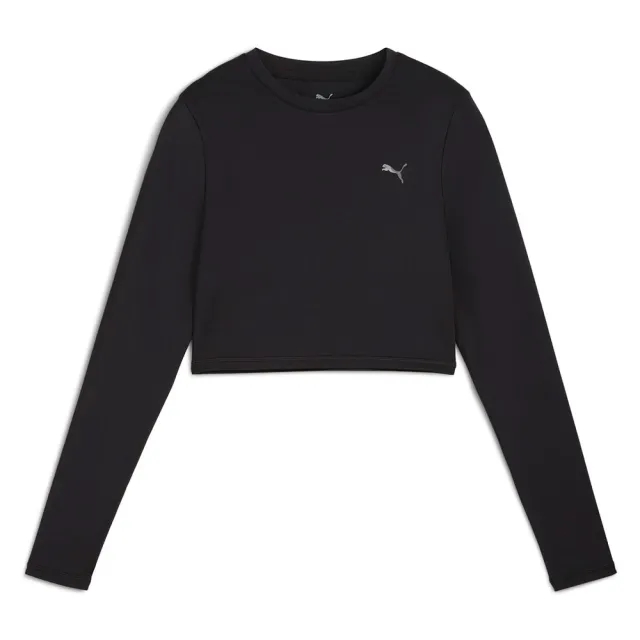 PUMA Shape Long Sleeve Cropped Top Women, Black