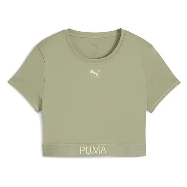 PUMA Strong Crop Tee Women, Lux Army
