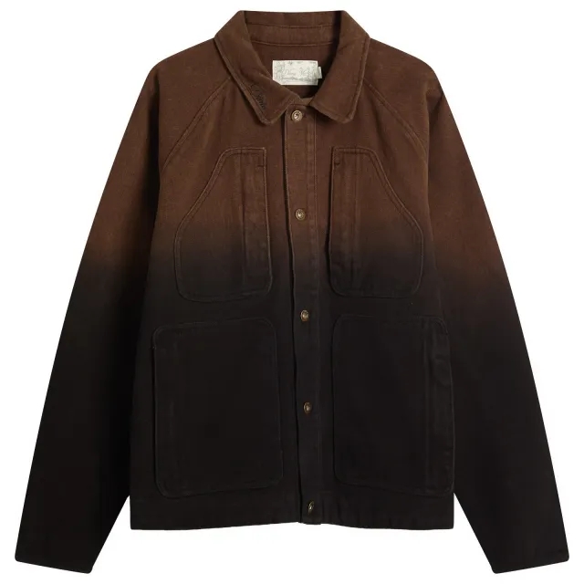 Dime Men's Dipped Chore Jacket Brown