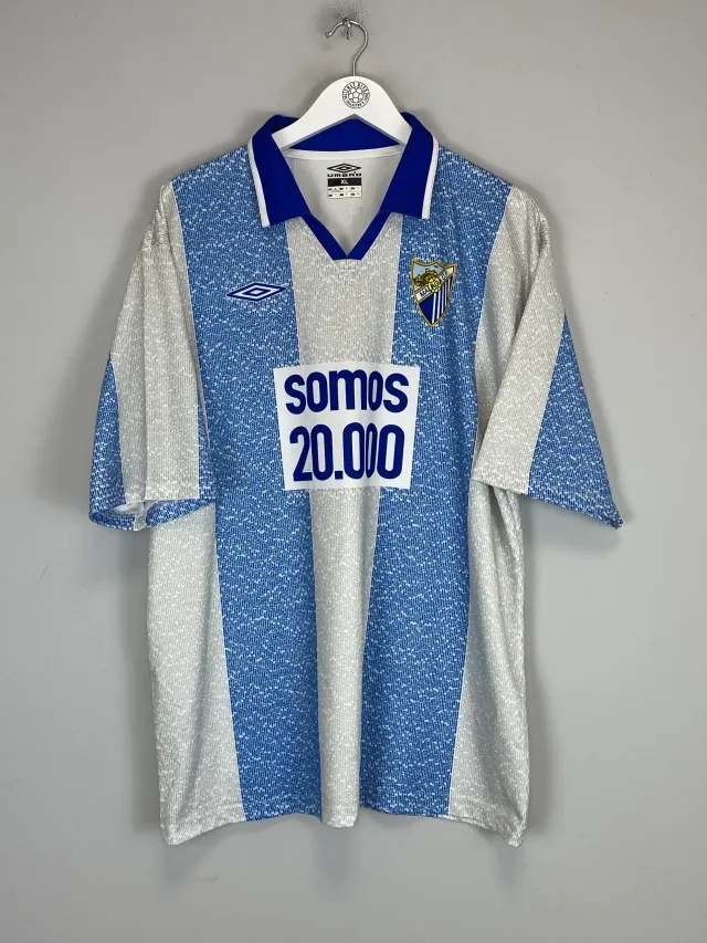 2004/05 MALAGA 'SOMOS 20,000' HOME SHIRT (XL) UMBRO | Cult Kits