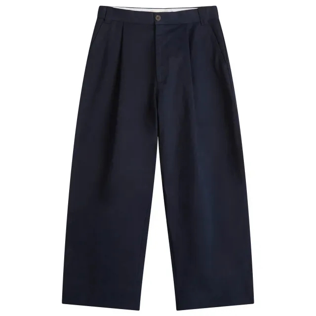 Studio Nicholson Men's Sorte Pant Darkest Navy