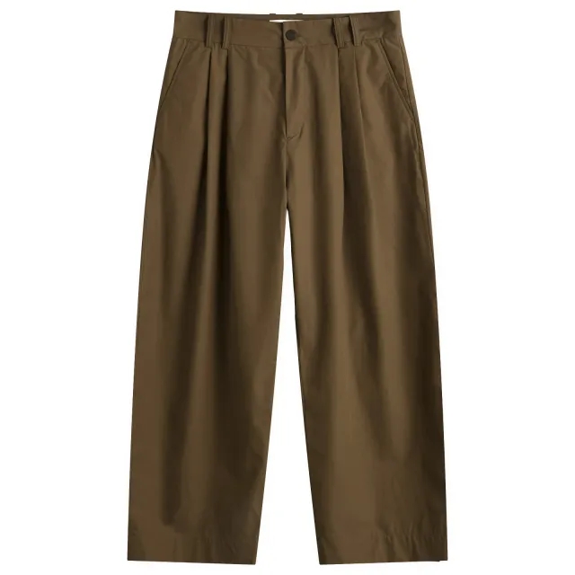 Studio Nicholson Men's Double Pleat Volume Pant Boulder