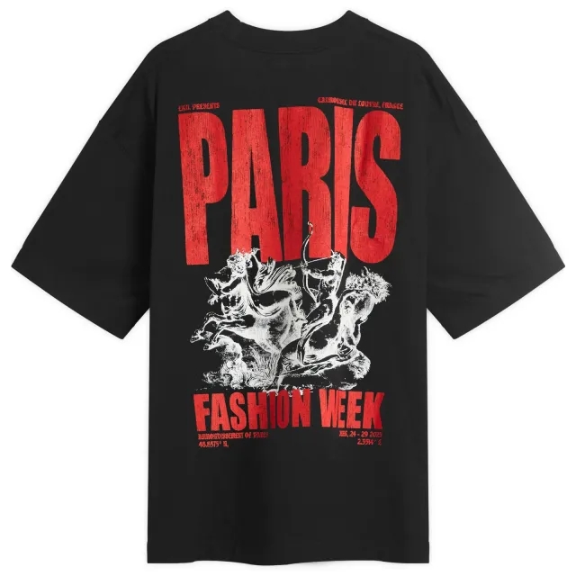 END. SS26 Paris Fashion Week T-Shirt Black