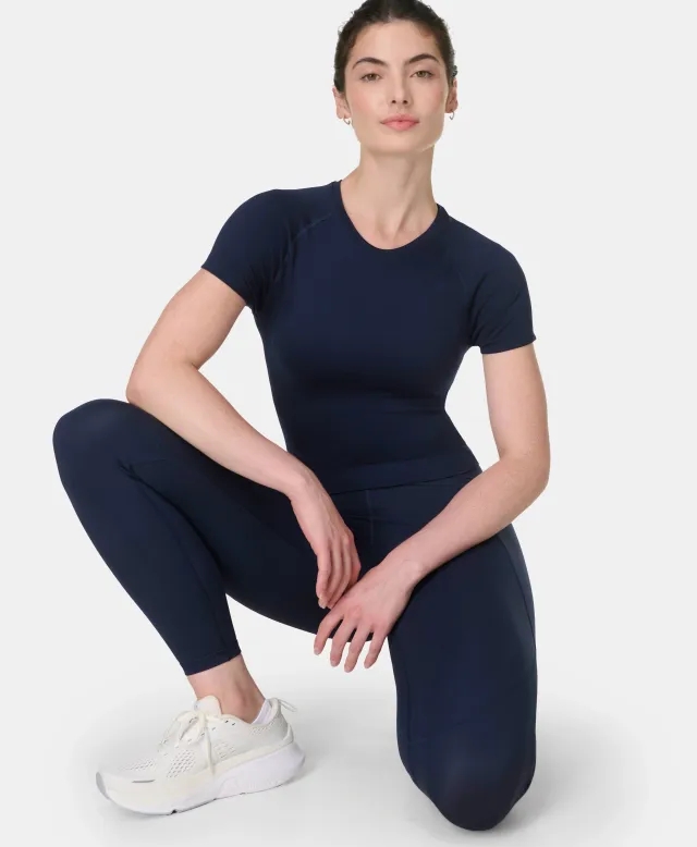 Athlete Crop Seamless Workout T-Shirt