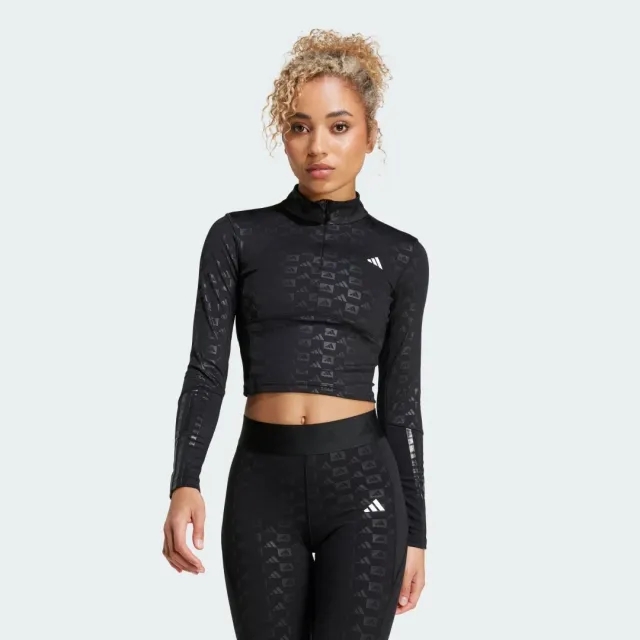 adidas Hyperglam Training Emboss Top