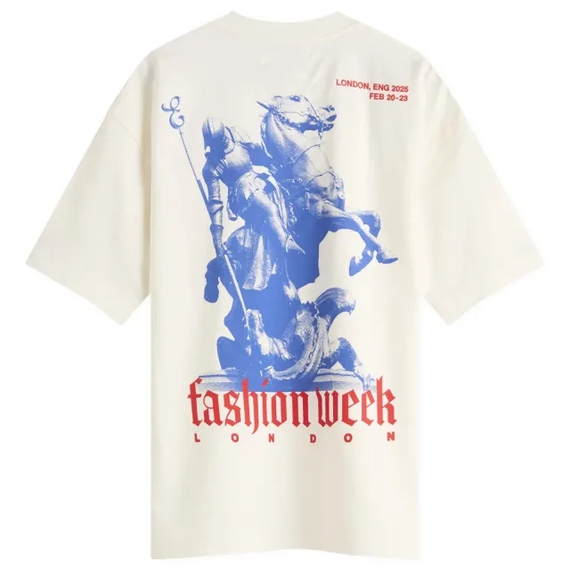 END. SS26 London Fashion Week T-Shirt Ecru