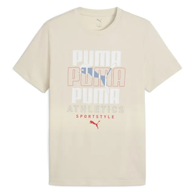 Puma Graphic Stacked Graphic Short Sleeve T-shirt