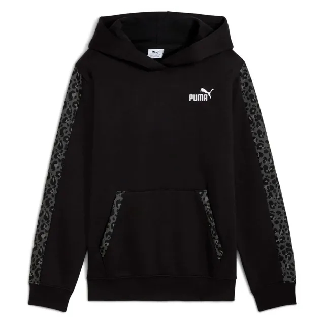 PUMA Essentials Graphic Animal Hoodie Youth, Black