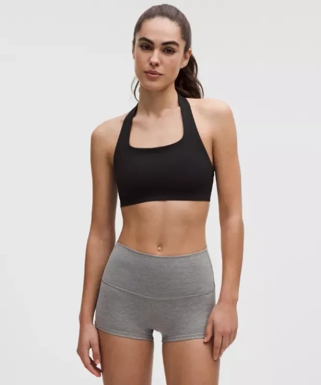 lululemon – Women's FlexyFlex T-Back Yoga Sports Bra Light Support, A-C Cups – Color Black – Size L/XL