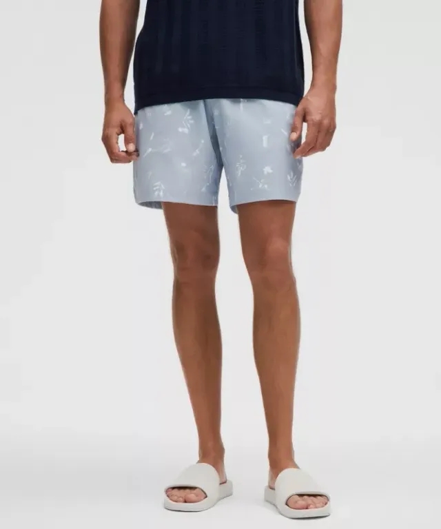 lululemon – Men's ABC Pull-On Shorts – 7" – Color Blue – Size L