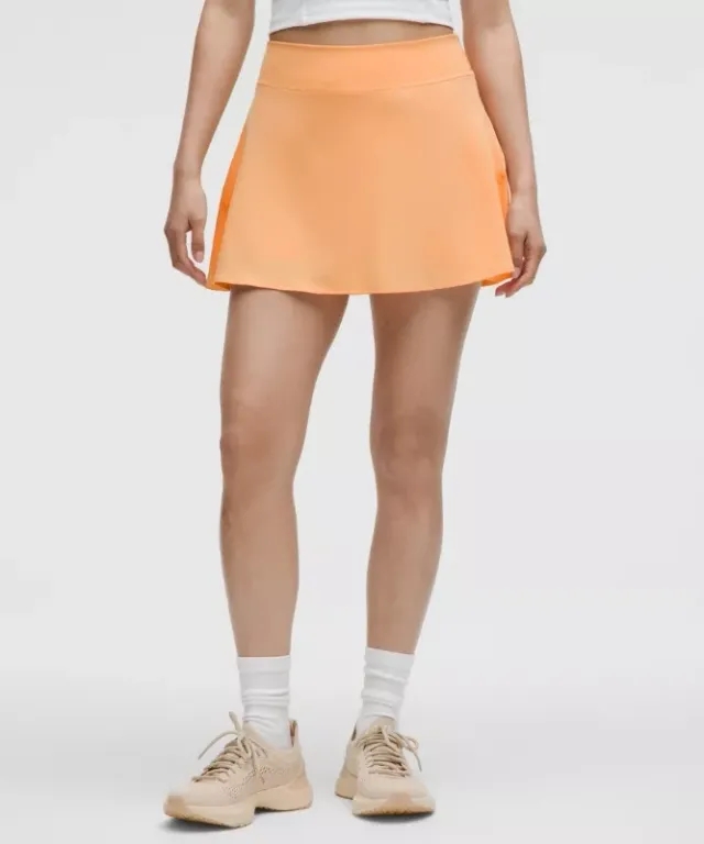 lululemon – Women's Lightweight High-Rise Tennis Skirt – Color Orange – Size 0