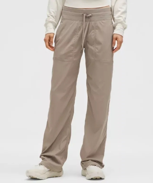 lululemon – Women's Dance Studio Mid-Rise Pants Regular – Color Grey/Khaki – Size 0