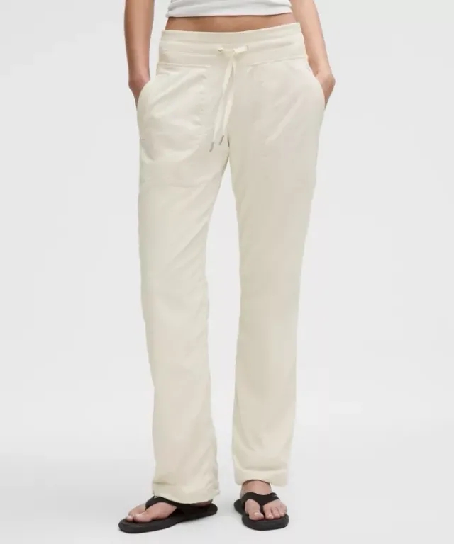 lululemon – Women's Dance Studio Mid-Rise Pants Regular – Color White – Size 0
