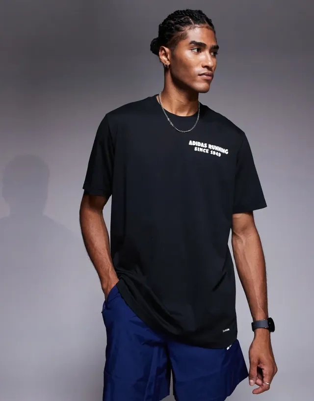 Adidas Running Tacos Later Graphic Short Sleeve T-shirt
