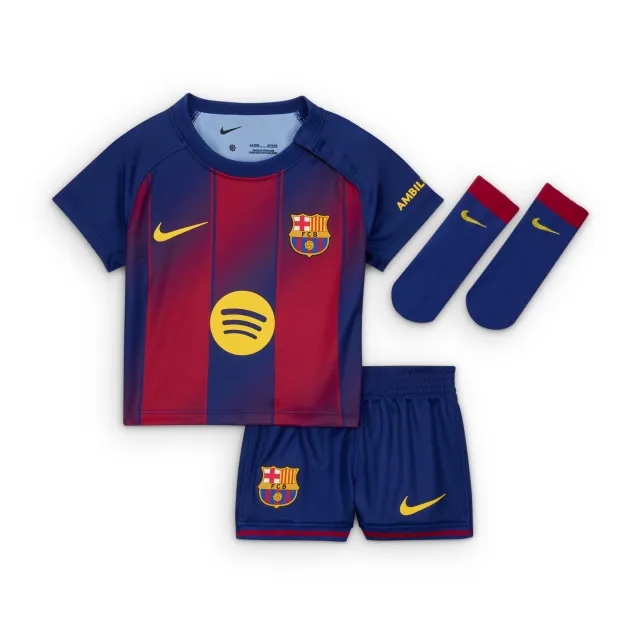 F.C. Barcelona 2025/26 Stadium Home Baby/Toddler Nike Football Replica 3-Piece Kit - Blue - Polyester