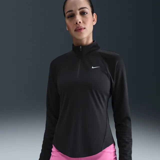 Nike Tempo Women's Dri-FIT 1/4-Zip Running Top - Black - Polyester