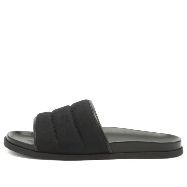 Gucci Men's Rhein GG Canvas Slide Black