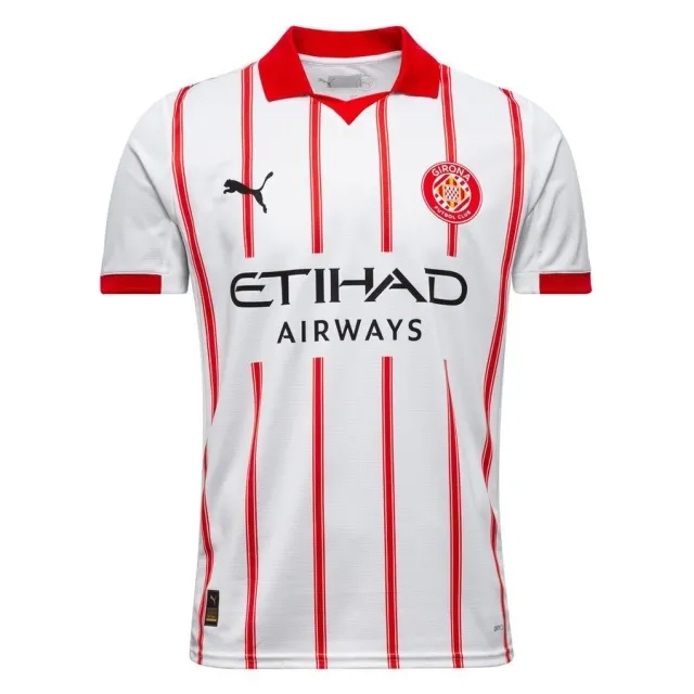 PUMA Girona FC 25/26 Home Jersey Men, White/Red