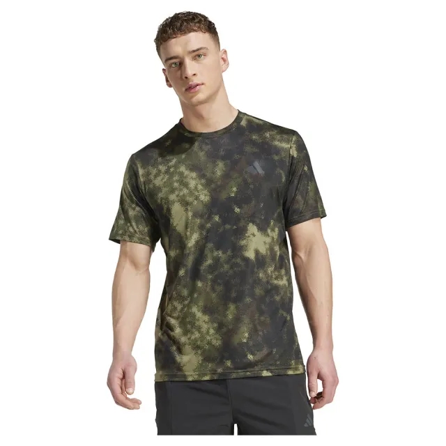 Adidas Train Essentials Seasonal All Over Print Short Sleeve T-shirt