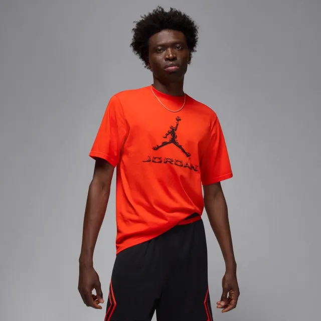 Nike Jordan Sport Men's Dri-FIT T-Shirt - Orange - Sustainable Materials