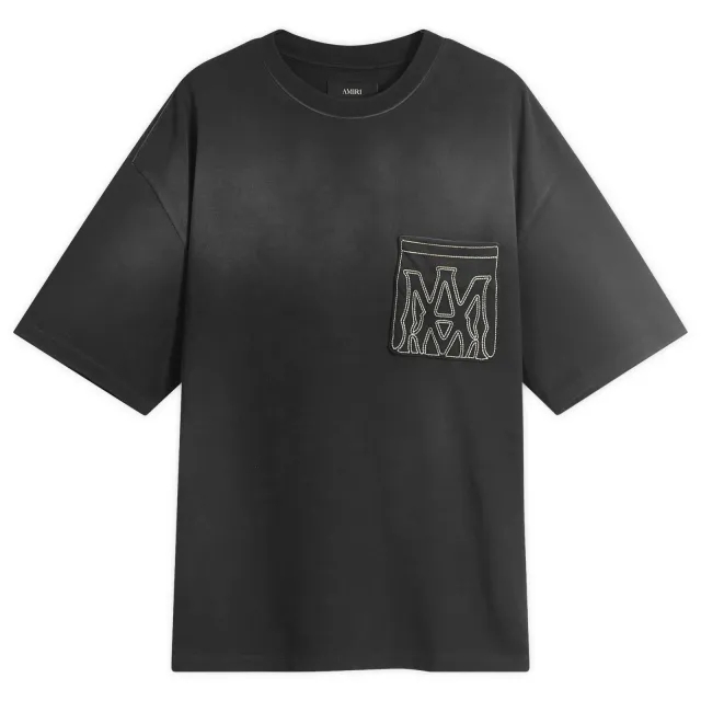 AMIRI Men's MA Outline Oversized Tee Black