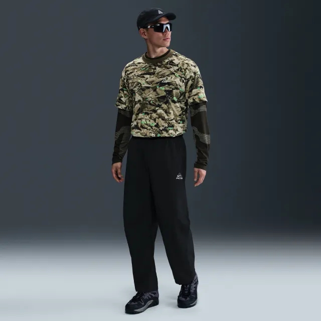 Nike ACG 'Black Iguana' Men's 2-in-1 Trousers - Black - Nylon/Elastane