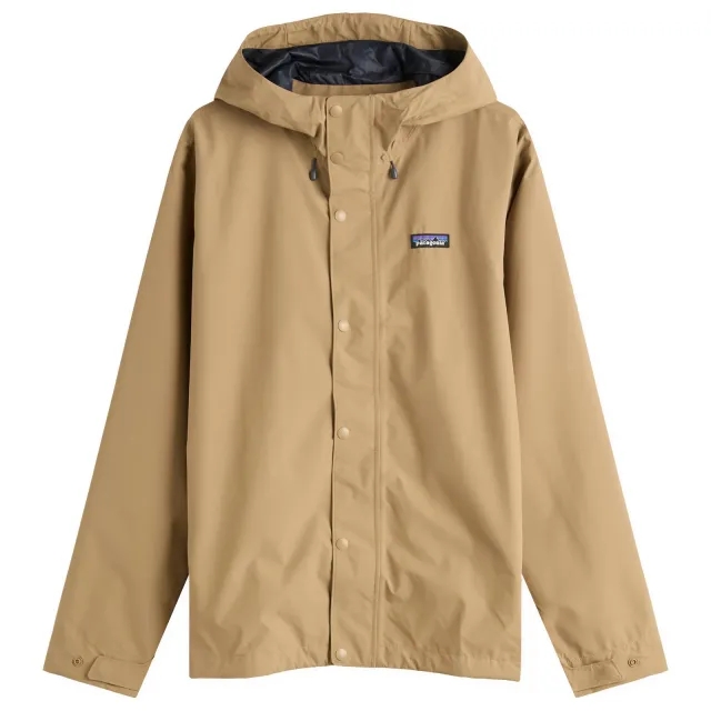 Patagonia Men's Jackson Glacier Rain Jacket Slab Khaki