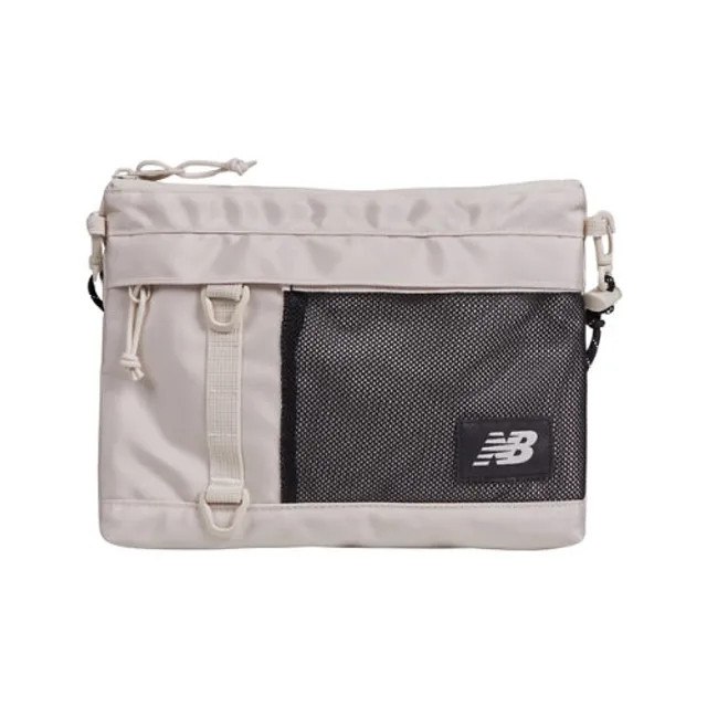 New Balance Unisex Athletics Small Crossbody in Beige Polyester