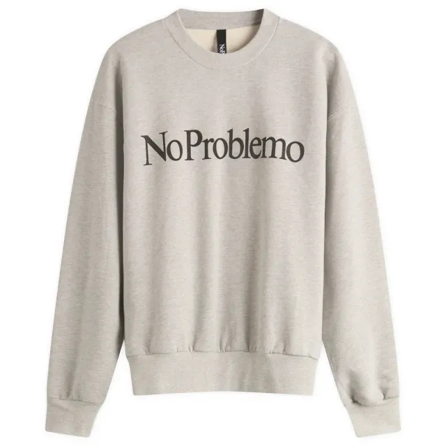 No Problemo Men's No Problemo Men's Sweatshirt Grey Marl