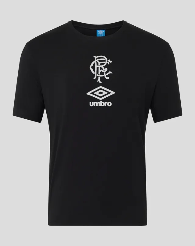 Castore Rangers Adult 25/26 Travel Short Sleeve Tee - White/red