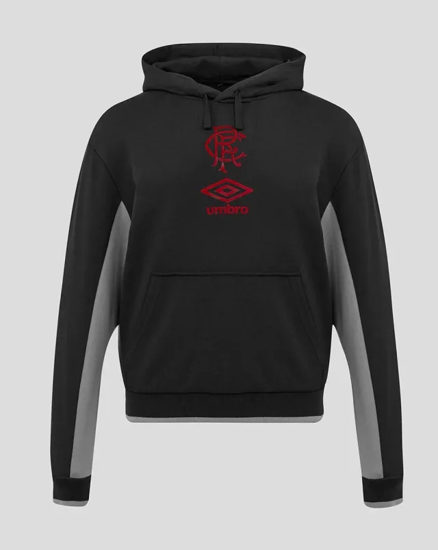 Castore Rangers Adults 25/26 Travel Hoodie - Caviar