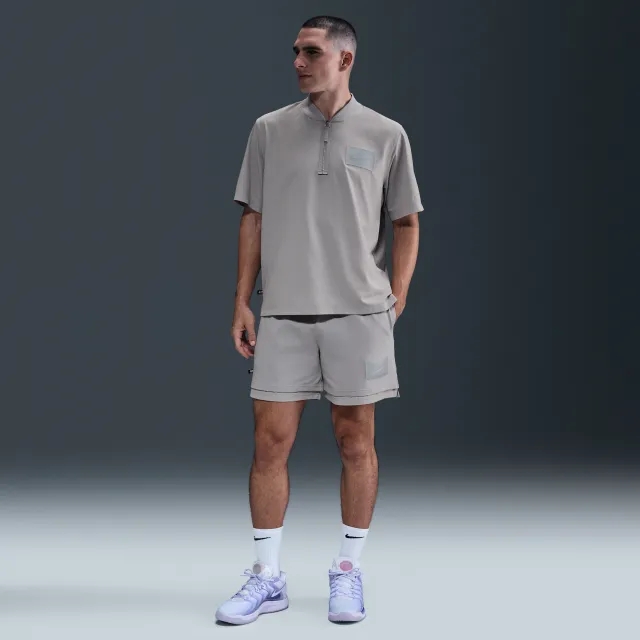 Nike Kevin Durant Men's Dri-FIT 15cm (approx.) Basketball Shorts - Grey - Cotton/Polyester