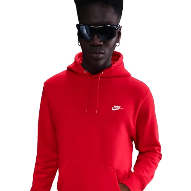 Nike fleece Men Hoodies - Red