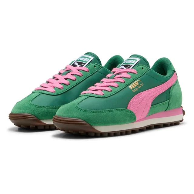PUMA Easy Rider Vintage Sneakers Unisex, Archive Green/Poised Pink